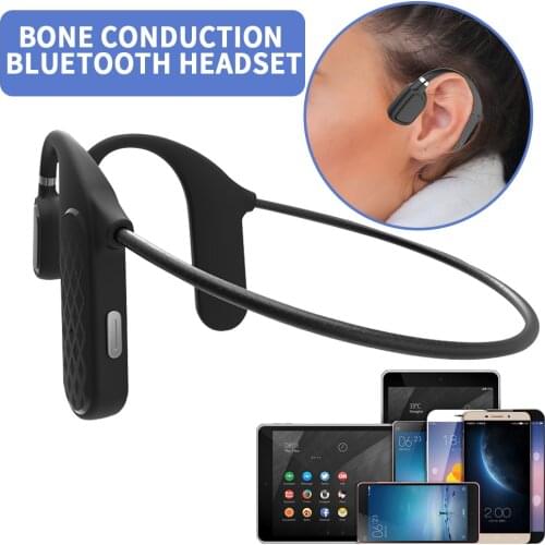 MD04 Wireless Bluetooth 5.0 Headset Bone Conduction Headphone Noise Reduction Earbuds Sport Waterproof Earphone With Microphone