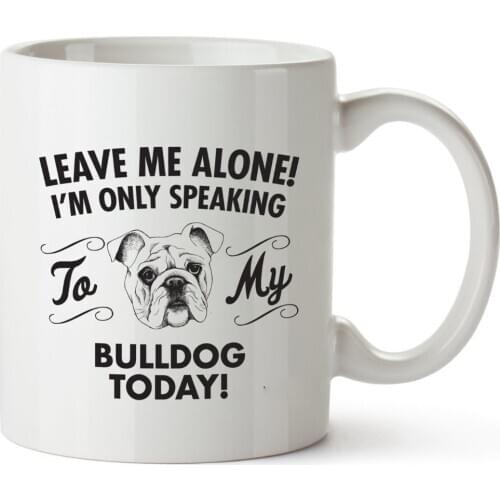 Bulldog Mom Gifts Mug For Women Men Dad Decor Lover Decorations Stuff I Love Bulldogs Coffee Merchandise Accessories Ornament Ta