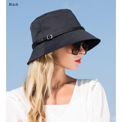 Kamon fashion all-match Japanese sunscreen sunshade fisherman hat female summer breathable heat insulation UV protection basin h