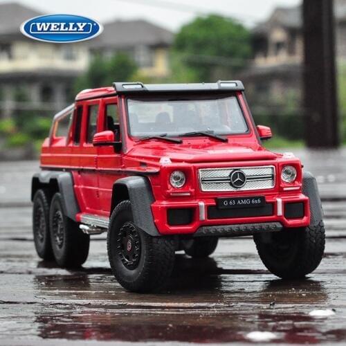 WELLY 1:24Mercedes-Benz G-Class G63 car alloy car model simulation car decoration collection gift toy Die casting model boy