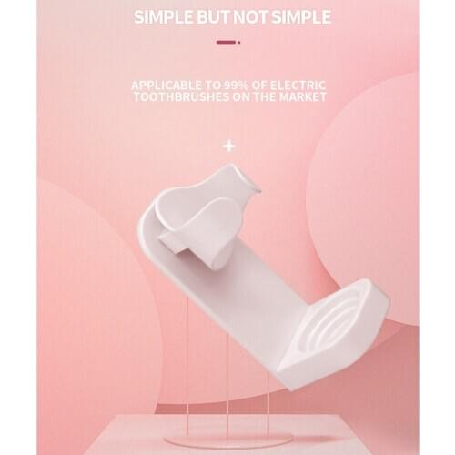 ABS Wall Mounted Electric Toothbrush Holder for Bathroom 50x43x100mm