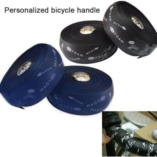 Durable Comfortable Cycling Race Bicycle Handlebar Grips Tapes Bike Cycling EVA Foam Lock-On Handlebar Grips Wrap Tape