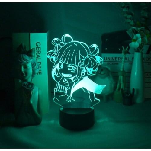Anime My Hero Academia Led Night Light Himiko Toga Lamp for Bedroom Decor Birthday Gift Himiko Toga Light My Hero Academia
