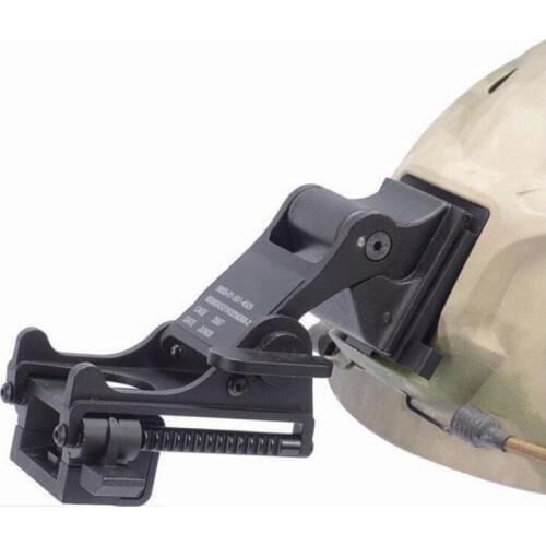 Tactical MICH Helmet NVG Mount for Night Vision Monocular PSV-7 or PVS-14 Black