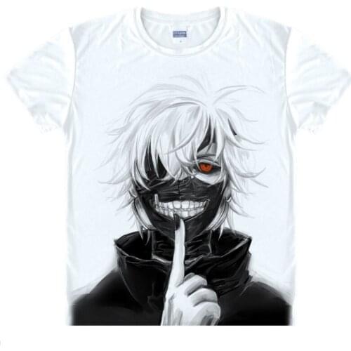Tokyo Ghoul T-shirt kawaii Japanese Anime tshirt Handmade Manga Shirt Cute Cartoon Ken Kaneki Cosplay shirts 40398938927 tee 118