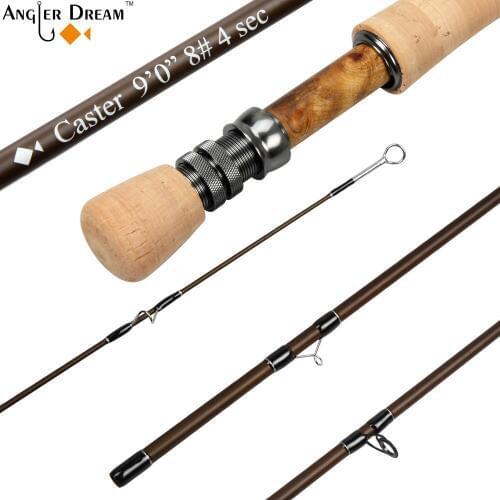 8'4" 3WT / 9FT 5WT / 9FT 8WT Medium-fast 30T Carbon Fiber / Graphite IM8 Matt Brown Fly Fishing Rod
