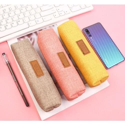 1Pcs Pencil Case Pen PouchKawaii Zipper Bags Cosmetic Make Up Organizer Pouch School Office Stationery Supplies School Pen Case