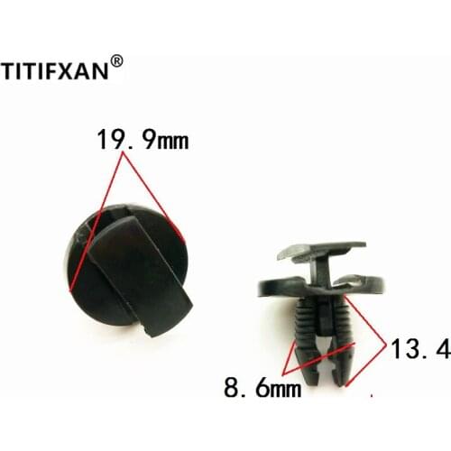 10PCS Car Leaf Board Lining Fender Plastic Fastener Clip For Citroen Triumph Sega C2 Picasso Xsara Peugeot 207 307 Rivet