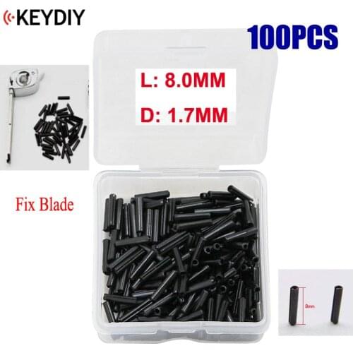 100pcs/lot, Fixed Pin 1.6MM PIN Fixed for Folding Remote Key Blade L:8MM D:1.6MM for KD / VVDI key