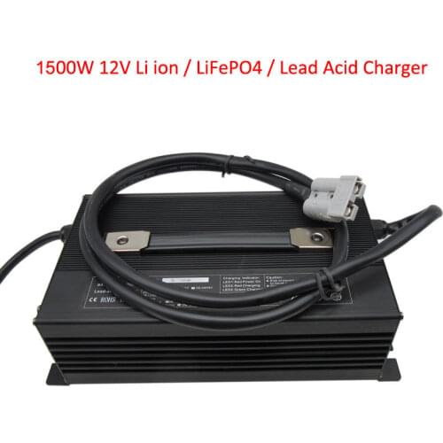 2000W 12V 50A LiFePO4 Lead Acid Li-ion Charger Output 12.6V 14.6V 14.7V For golf cart Forklift tricycle motorcycle charger