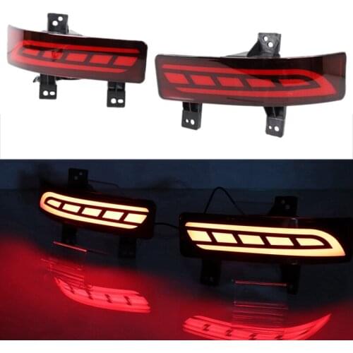 Car Rear Bumper Light Rear Bumper Reflector Tail Light Brake Light Bumper Rear Fog Light for Honda CRV 2020 2021