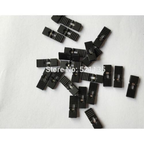 Free Shipping 1000pcs Black mini jumper with handle (shunts) for 2.54mm pin header connector
