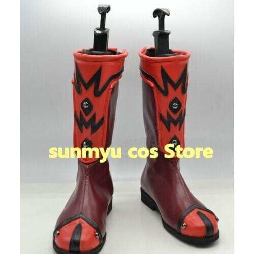 Customize,Free Shipping! Momotaros Masked Rider Den-O Boots Shoes Cosplay Custom Size Halloween