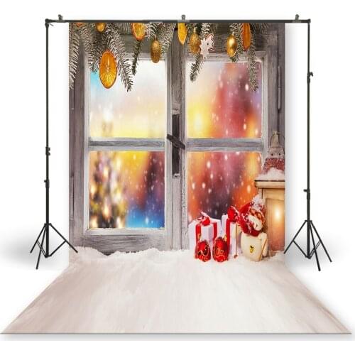 HUAYI Photography Backdrops Christmas Day Celebration Party Decor Photo Background Christmas Holiday Family Backdrop XT-7390