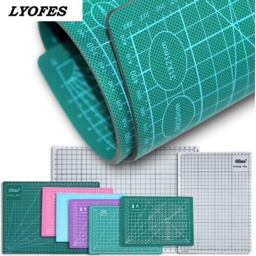 A5 A4 A3 Leather Craft Cutting Mat Board Engraving Soft Pad Hand Writing Plank, 3mm Thickness Inch Size Cutting Mat Punch Sewing