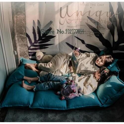 Lazy sofa tatami single folding sofa bed dual-purpose small apartment sofa double bedroom sofa