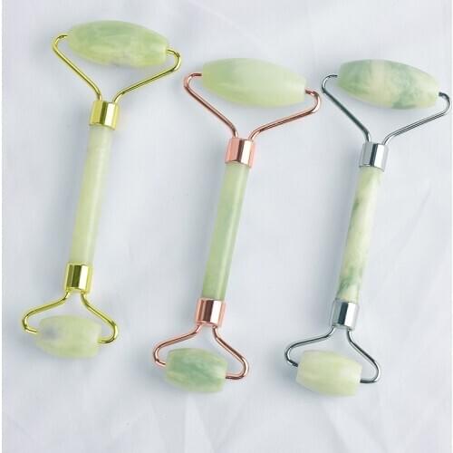 Jade Roller Facial Massager Natural Xiuyan Jade Roller Face Beauty Practical Tool Anti Wrinkle Portable Beauty Health Care Tools