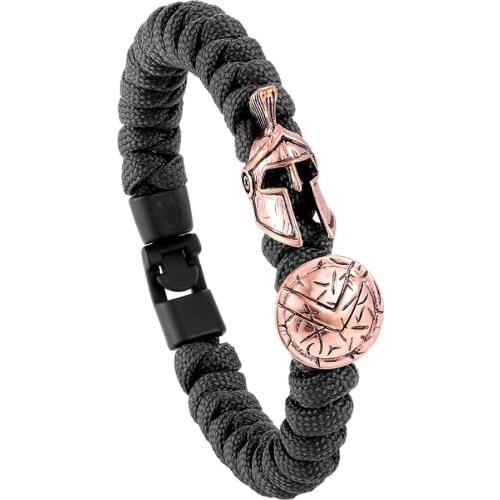 New Outdoor Camping Survival Bracelet Men Climbing Sport Parachute Cord Friendship Spartan Warriors Bracelets Male Pulseira