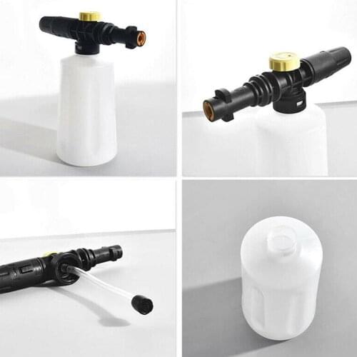 1pcs 750ML Foam Lance For Karcher K2 K3 K4 K5 K6 K7 Car Pressure Washers Soap Foam Generator With Adjustable Sprayer Nozzle
