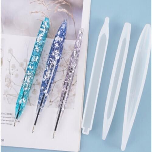 Resin Pen Mold Expoxy Pen Refills Silicon Molds for Resin Art Pen Holder Mold Epoxy DIY Crafts Resin Casting Molds
