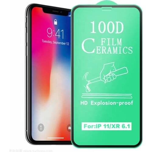 Full Covr Soft Tempered Glass Ceramic Film For iphone 12 Mini 11 Pro X XS 6 6S 7 8 Plus SE 2020 Protective Screen Protector