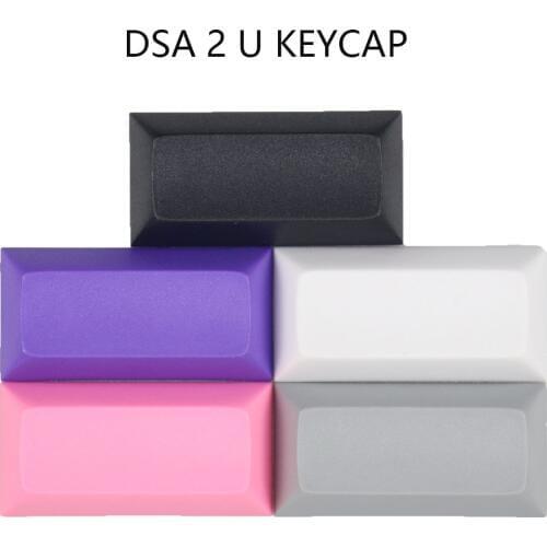 Blank dsa pbt keycap 2u for cherry mx switches mechanical keyboard