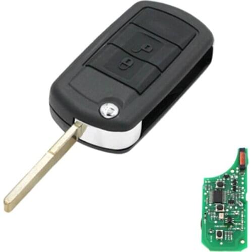 Folding Flip Remote Car Key 3 Button 315Mhz 433Mhz ID46 Chip HU101 Uncut Blade for Land Rover Discovery 3