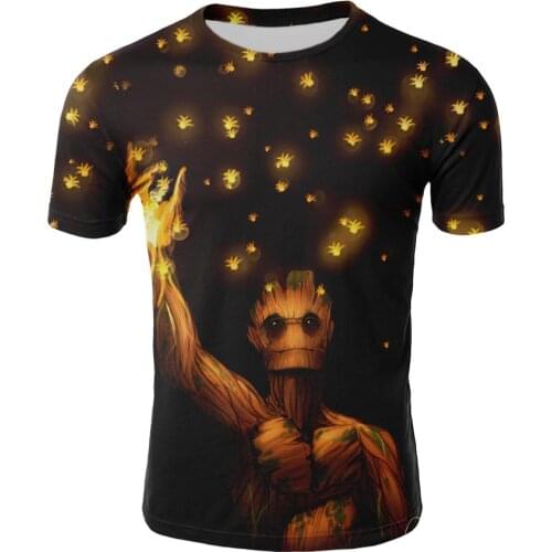 Funny Anime Theme Top Cartoon Anime T-shirts Harajuku Mens t-shirt 3DT Shirt Boys Clothing XL Streetwear O-Neck t-shirtsTops