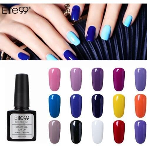 Elite99 10ml Long Lasting One Step Gel Nail Polish 3 In 1 Gel Varnishes Esmalte Uv Color Semi Permanent No Top Base Gel Lacquer