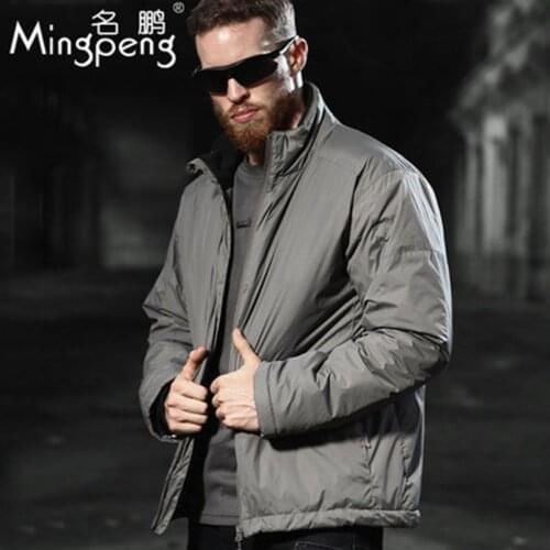 Tactical Polit Bomber Camping Hiking Jacket Outdoor Windproof Waterproof Lightweight Army Down Coat Winter Heat Reflex Clothing