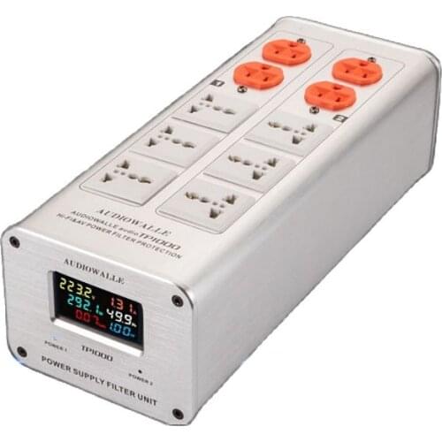 New Update 6 Display Power Filter Audio Multi Function Power Socket Lightning Protection Power Strip 3000W 15A