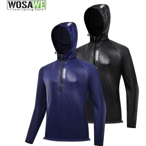 Ultralight Mens Cycling Jacket Hooded Windproof Bike Bicycle Jacket Breathable Running Windbreaker MTB Clothing