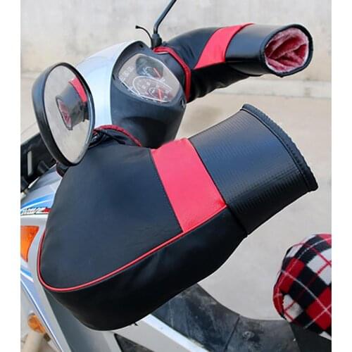 Waterproof Warm Motorcycle Handlebar Keep Warm In Winter Gloves Mittens Hand Warmer Motorbike Muff