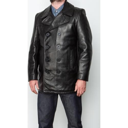 YR!Free shipping.classic black casual leather jacket,mens slim genuine leather coat.plus size,warm business cowhide overcoat