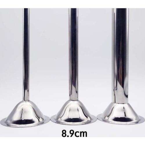 3pc/Set Food Grade Stainless Steel 8.9cm Base Meat Grinder Filling Meat Tubes Sausage Filling Handmade Sausage Tube