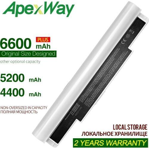 ApexWay white Battery For Samsung AA-PB6NC6W/US AA-PB6NC6W AA-PB8NC6B AA-PB8NC6M AA-PL8NC6W NC10 NP-NC10 NC20 ND10 ND20 N110 N12