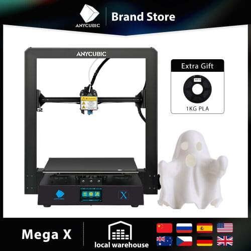 ANYCUBIC New Mega X 3D Printer Full Metal 3d printer TFT Touch Screen High Precision cheapter 3D Drucker Impressora