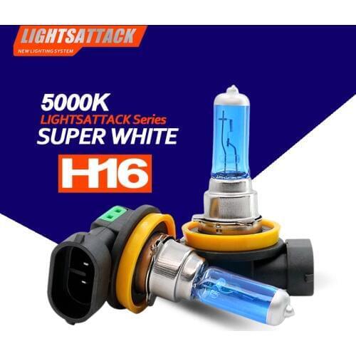 PEGASUS Car Halogen Headlight H16 1500lm Auto Bulb Headlamp 5000K