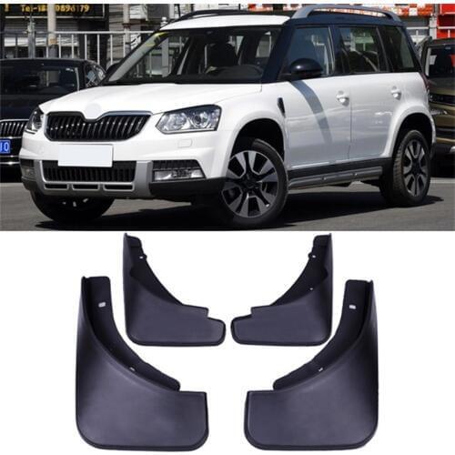 Auto Mud Flaps For Skoda Yeti 2015 2016 2017 Mudflaps Splash Guards Mud Flap Car Mudguards Fender Car Accessories 4pcs/set