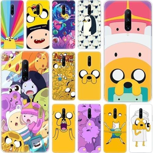 Hot Adventure Time Soft Silicone Fashion Transparent Case For OnePlus 7 Pro 5G 6 6T 5 5T 3 3T TPU Cover