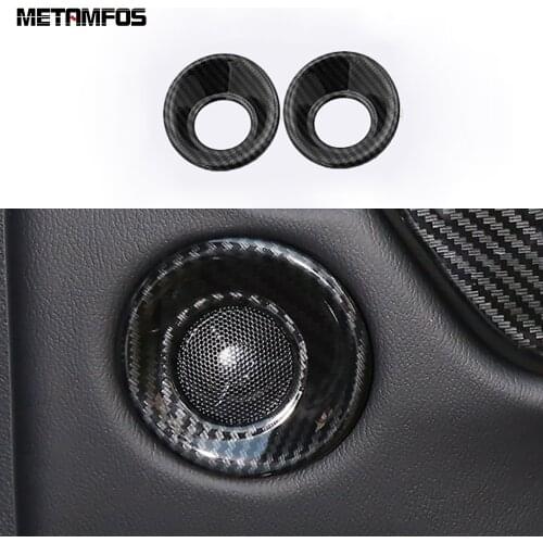 For Honda CR-V CRV 2017-2020 2021 Interior Rear Door Stereo Audio Speaker Loudspeaker Cover Trim Sticker Accessories Car Styling