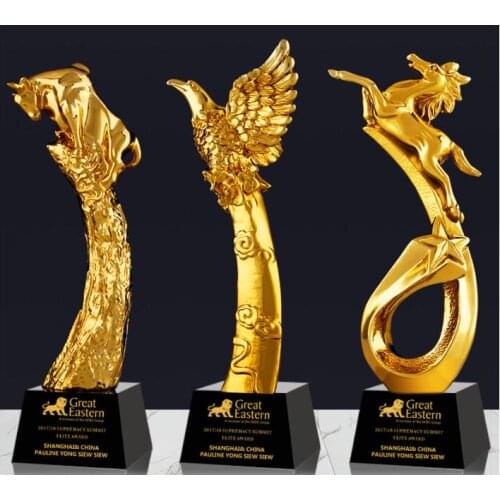 Electroplate cover small plastic cup decoration wholesale custom award Worcover small crafts direct selling crafts Free engravin