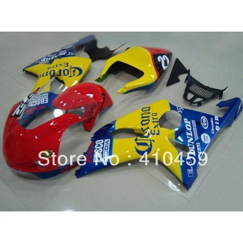 Racing version Fairing kit for SUZUKI GSXR1000 GSX-R1000 GSXR 1000 K2 00 01 02 2000 2001 2002 red yellow Fairings set SP40