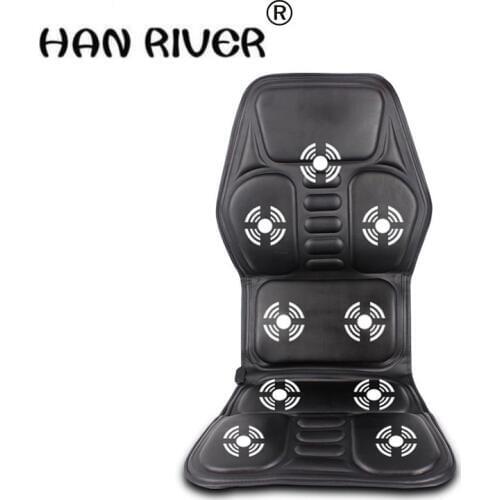 New Car Home Office Full-Body Massage Cushion.Heat Vibrate Mattress.Back Neck Massage Chair Massage Relaxation Car Seat 12V