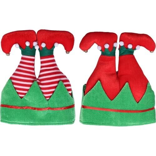 Cute Novelty Funny Christmas Elf Hat Xmas Santa Costume Wear Cap Gifts Accessory