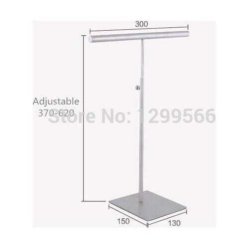 Wholesale 10pcs Multifunction stainless steel Necktie display rack Silk Scarf Wraps Shawl Tie handbag display stand holder rack