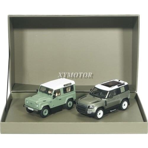 Almost Real 1:43 For Land Rover Defender 110 Double car suit Diecast Car Model Gifts Display Collection Ornaments