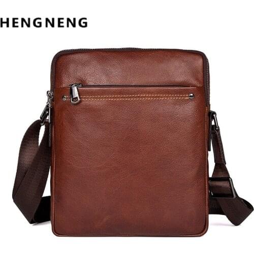 Fashion Mens Handbag Shoulder Bag Vintage Trends Cow Leather Retro Messenger Bag Stylish Casual Male Crossbody Shoulder Bag SAC