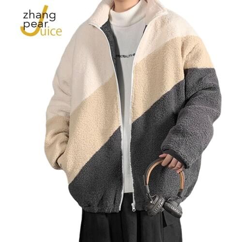 Men Warm Fleece Coats Jacket Mens Outerwear Fashion Jackets Male Casual Clothes Plus Size