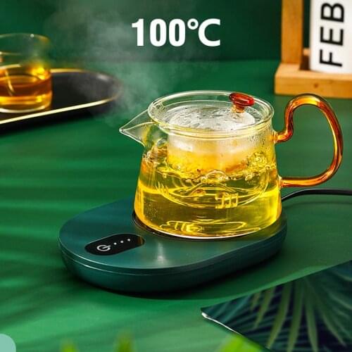 220V Cup Heater Mug Warmer 100°C Hot Tea Makers Electric Stove Warmer Coaster 3 Gear Hot Plate Coffee Milk Tea Heating Pad